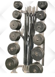 Barbell + Weight Rack